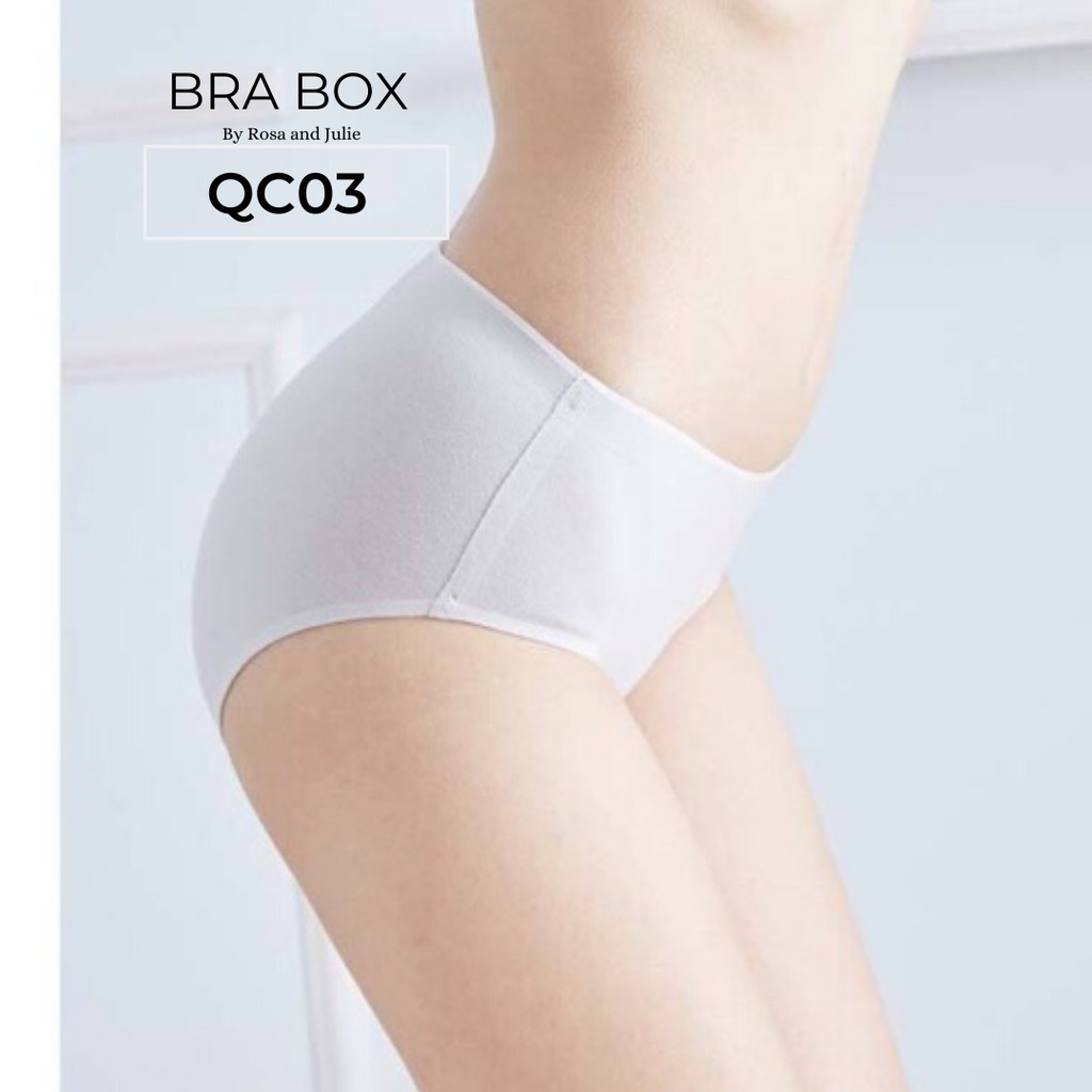 Quần lót nữ ép viền, quần lót cotton không đường may QC03 BRABOX | BigBuy360 - bigbuy360.vn