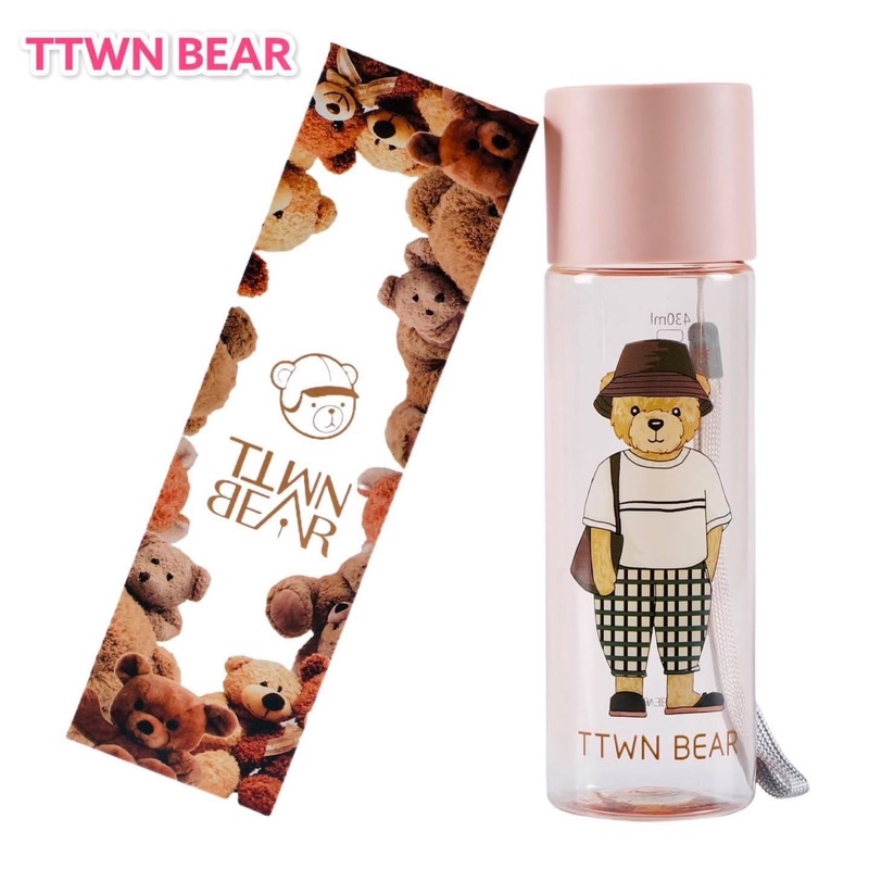 Bình nhựa 430ml TTWN BEAR BZ2005 chính hãng