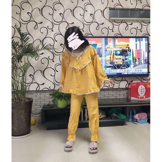 Bộ ngủ bèo phối ren tiểu thư (💕có clip và hình thật)