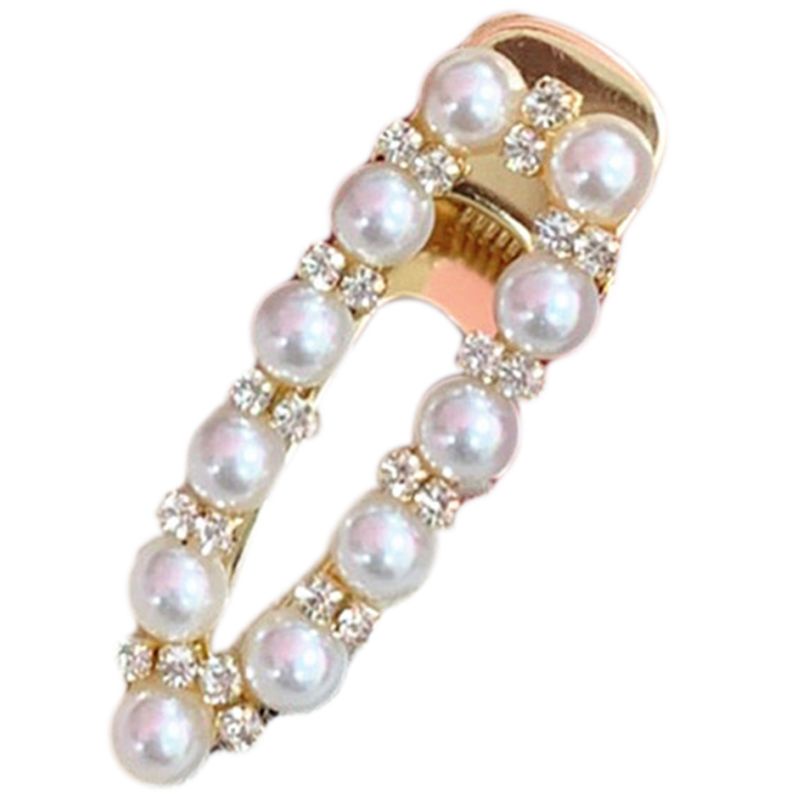 Kẹp Tóc Đính Ngọc Trai Giả Phong Cách Vintage Cho Cô Dâu