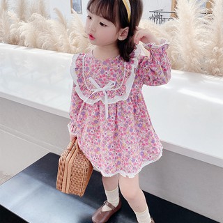 Váy thu đông tiểu thư cho bé gái