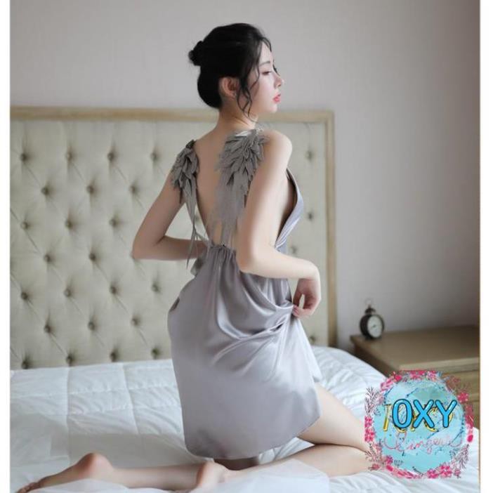 [ LỤA MỀM -FORM CHUẨN] Váy ngủ lụa satin đẹp sang B1020 - đầm ngủ cao cấp | BigBuy360 - bigbuy360.vn