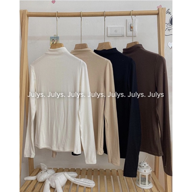 Áo thun tăm giữ nhiệt cổ 3 phân có lót lông | BigBuy360 - bigbuy360.vn