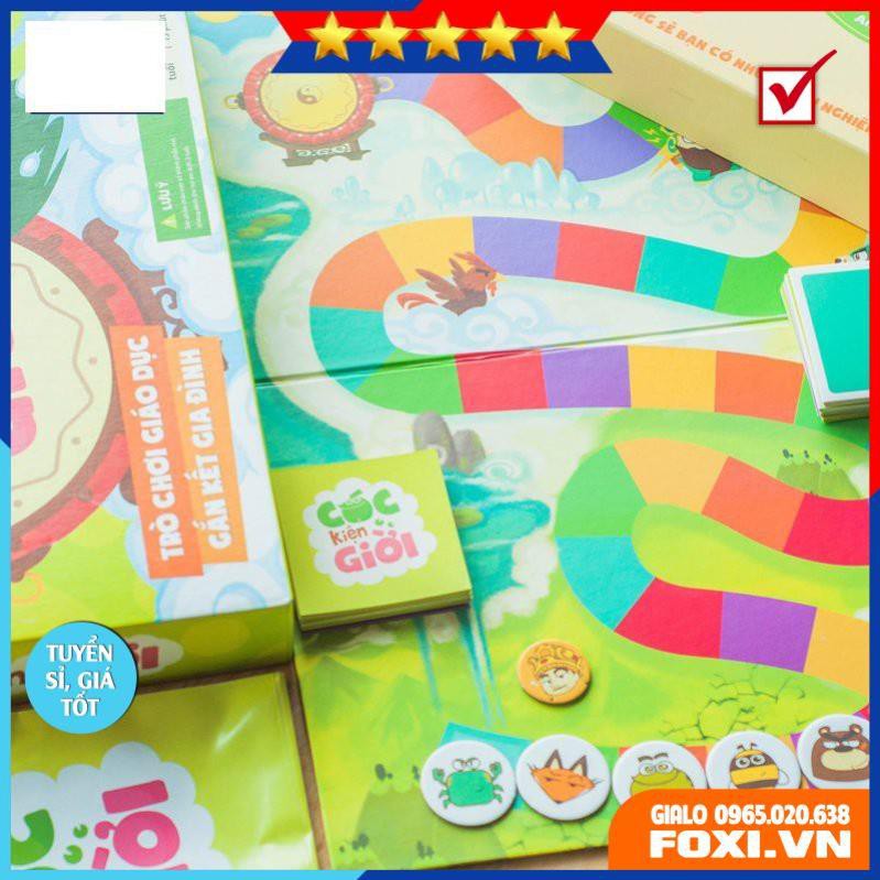 Trò chơi Cóc Kiện Trời-đồ chơi gắn kết gia đình-mang lại nhiều giá trị quý báu-giúp tăng khả năng sáng tạo,tư duy cho bé