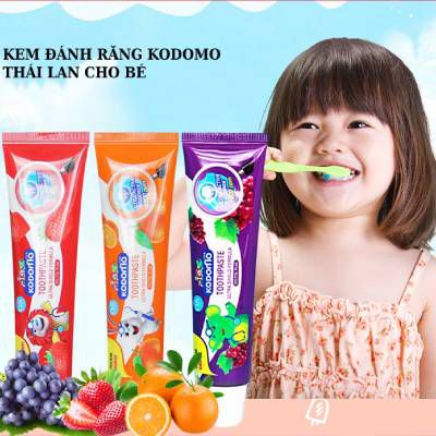 (Được Chọn Mùi) Kem Đánh Răng Cho Bé Kodomo 65g Thái Lan