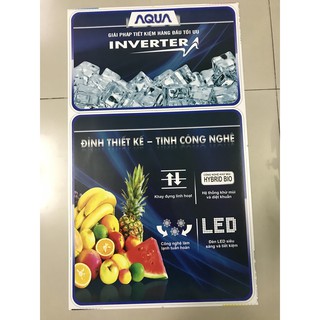 Combo 10 tem dán tủ lanh Aqua/ Com 10 miếng dán tủ lạnh Aqua