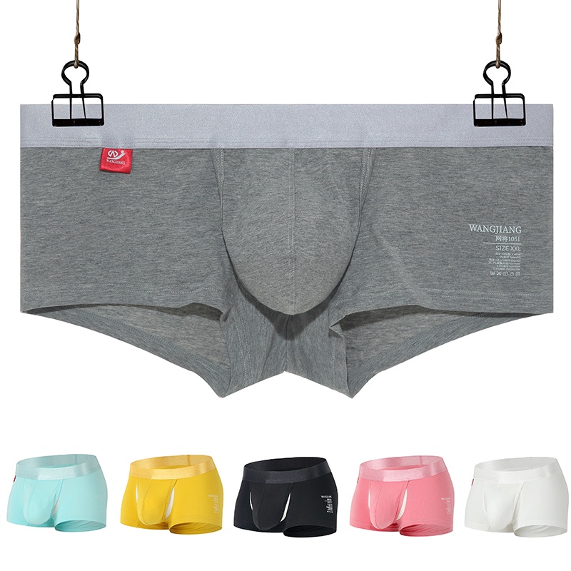 Quần Lót Boxer Cotton Chữ U Thoáng Khí Gợi Cảm Cho Nam