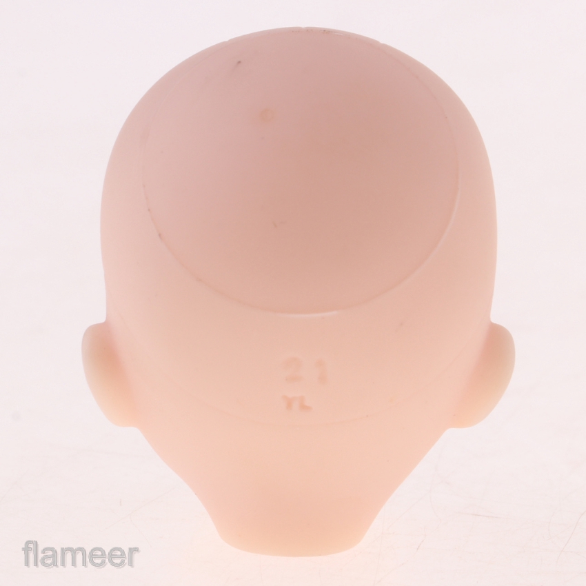 Không trang điểm Búp bê nữ Bộ phận cơ thể đầu đậm cho búp bê BJD 1 / 6