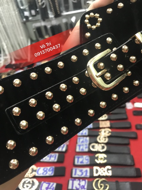 Đai váy bản to,đính đá,da nhung | BigBuy360 - bigbuy360.vn