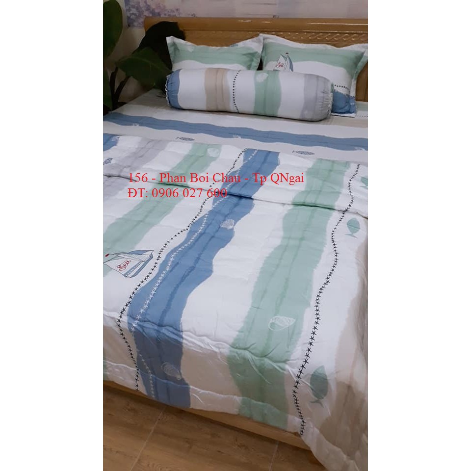 Bộ ga gối vải lụa Tencel