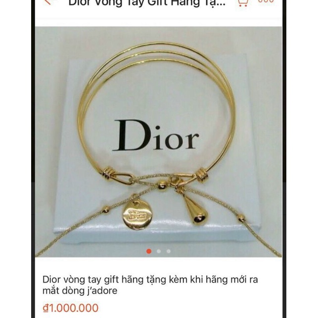 Vòng tay Dior