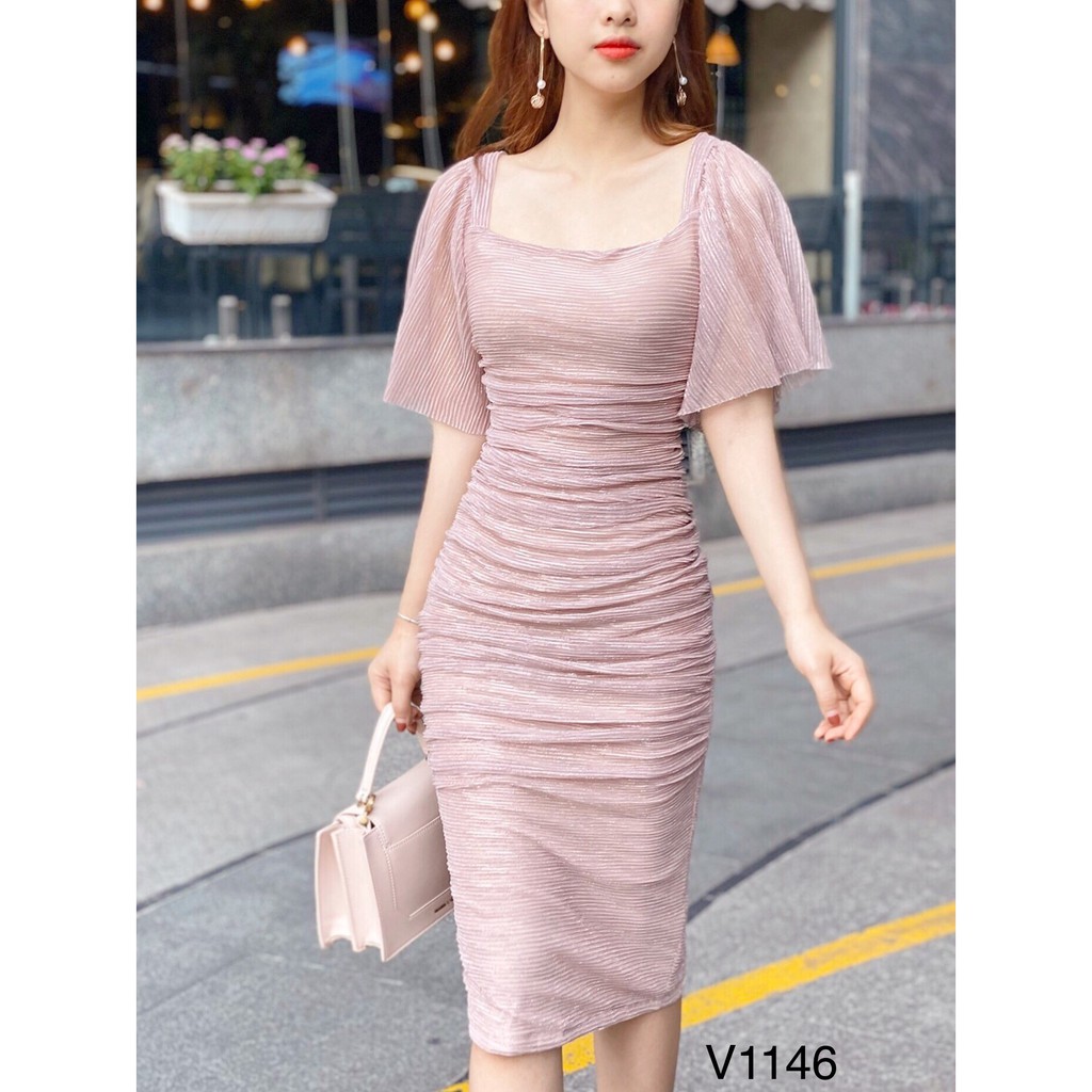 VÁY BE BODY HÀNG THIẾT KẾ V1146 (Kèm ảnh thật trải sàn do shop tự chụp) | BigBuy360 - bigbuy360.vn