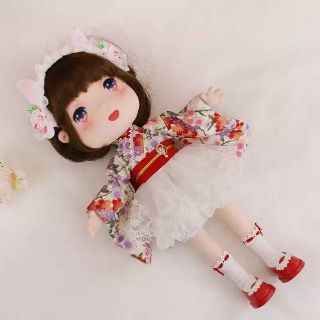 Búp bê vải cao cấp váy ngắn kiểu nhật