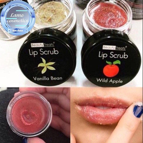 Tẩy Da Chết Môi Beauty Treats Lip Scrub Almond Creme (Hương Hạnh Nhân) Chính Hãng 100%