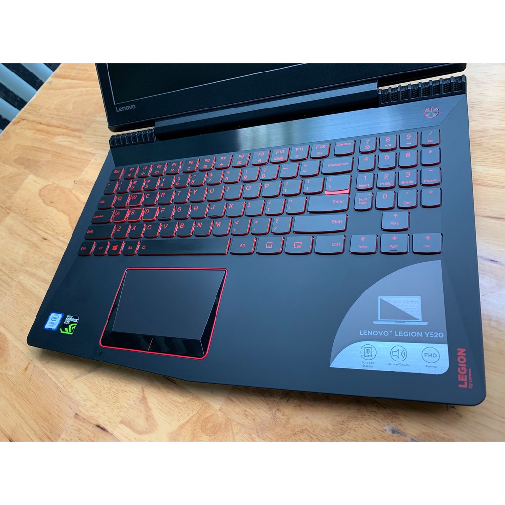 Laptop lenovo Legion Y520 i7 – 7700HQ, 8G, 128G + 1T, GTX 1050, Fullbox