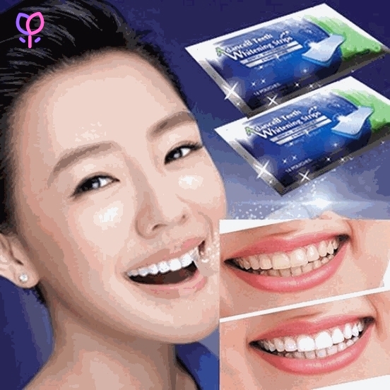 Miếng dán làm trắng răng an toàn dễ sử dụng giúp chăm sóc răng miệng