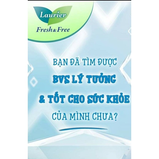 (C0mbo3) Băng vệ sinh laurier 20 miếng khuyến mãi 7 miếng cùng loại