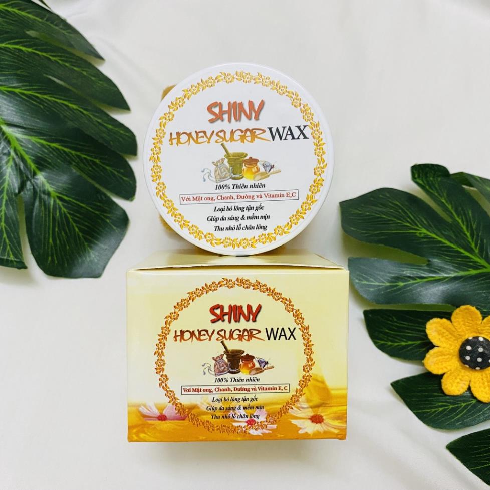 Wax Lông Shiny -Triệt Lông Tận Gốc, An Toàn, Không Đau ( Tặng 50 Giấy và que Wax ).