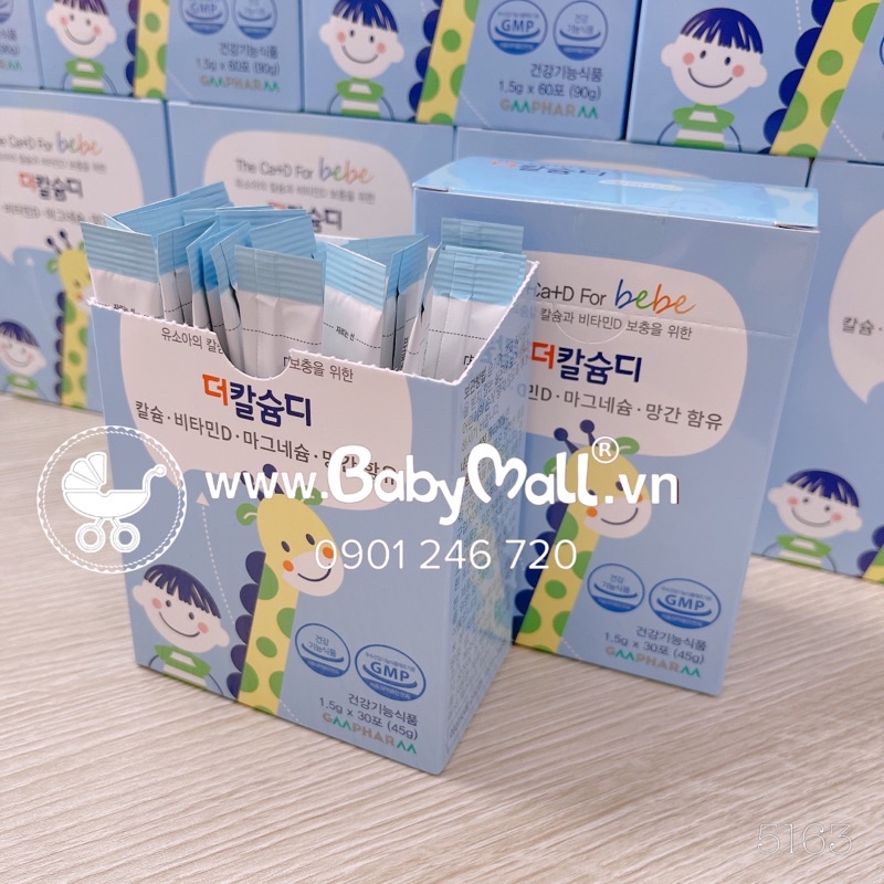 Canxi + d3 dạng bột for bebe Hàn Quốc