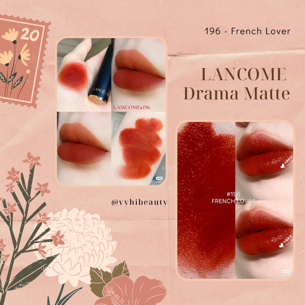 Son thỏi Lancome Drama Matte