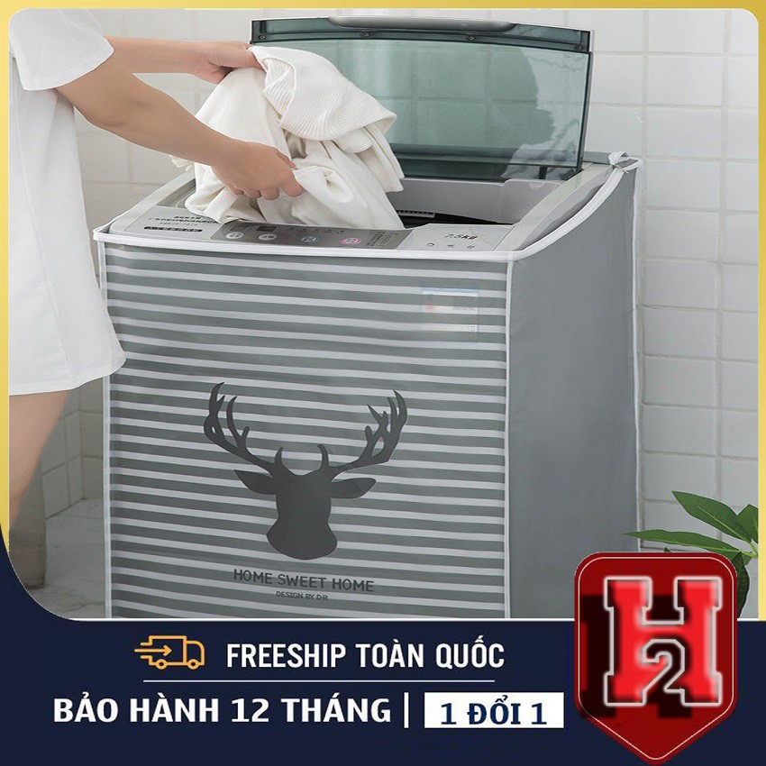 Tấm Bạt Phủ Máy Giặt 7-9kg, Áo Phủ Máy Giặt Cửa Trước, Cửa Trên