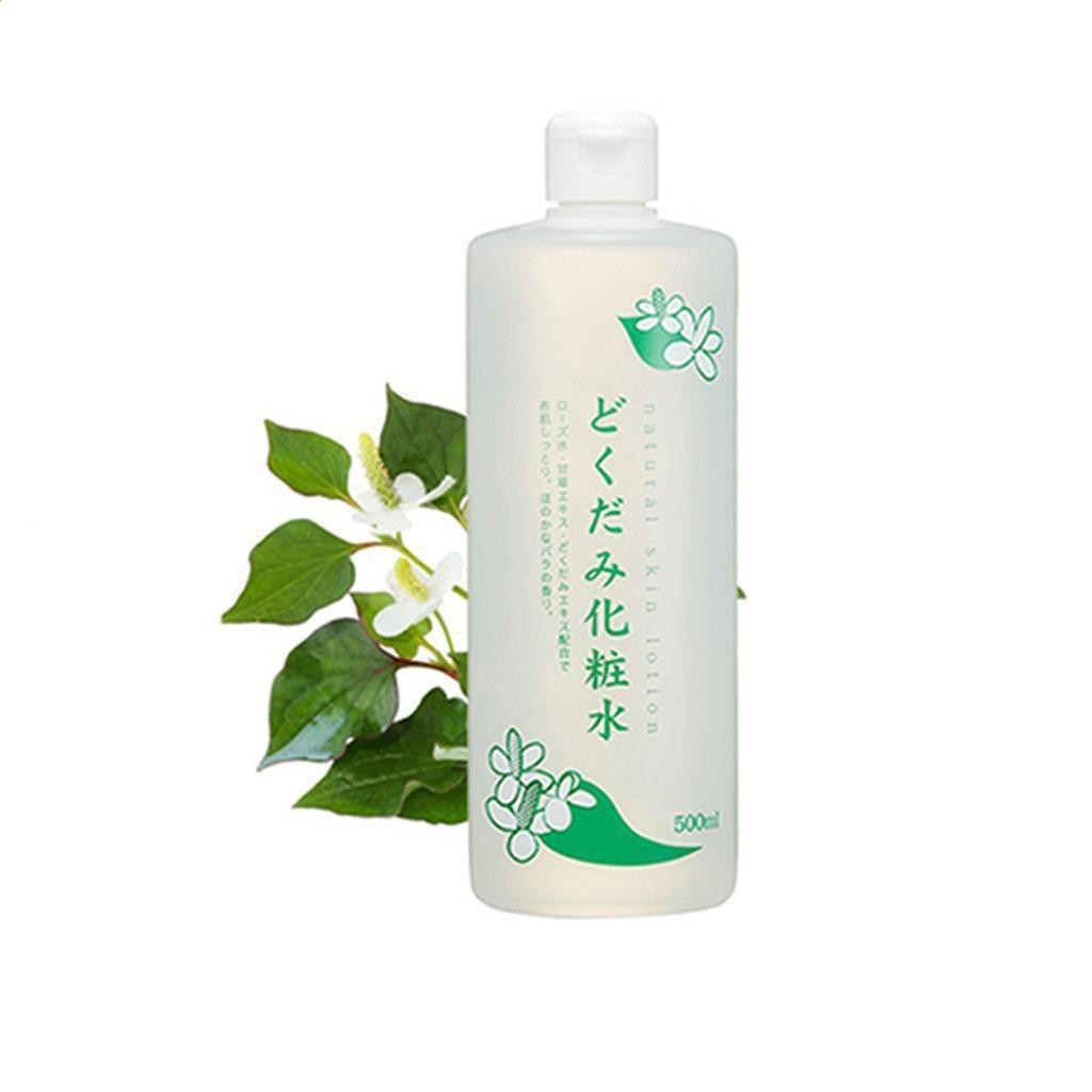 Nước Hoa Hồng [ Sạch Mụn 100%-Hàng A.uth] Nước Hoa Hồng Diếp Cá Dokudami Natural Skin Lotion 500ml