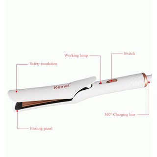 Máy Kẹp Tóc Kemei KM-390