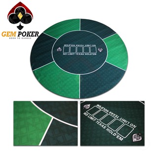 ♛THẢM POKER TRÒN CAO SU CAO CẤP GREEN♛