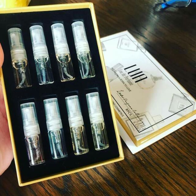 Bộ test nước hoa Lụa 8 mùi .