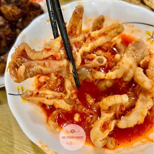 CHÂN GÀ RÚT XƯƠNG XỐT THÁI TOMYUM ĂN LIỀN  set 9-10 chân