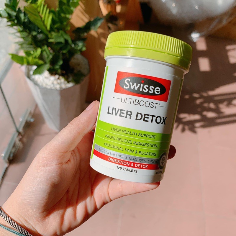 Viên uống bổ gan Swisse, thải độc gan Liver detox Úc 120v