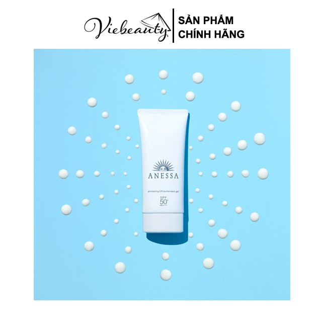 Gel Chống Nắng Body Dưỡng Trắng Toàn Thân Anessa Whitening UV Sunscreen Gel 90g - Vie Beauty