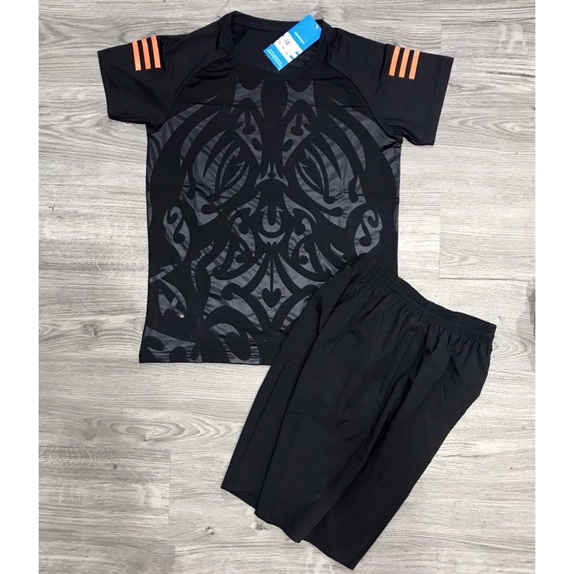 Bộ thể thao nam thun lạnh ép vân One3, phom 40-75kg | BigBuy360 - bigbuy360.vn