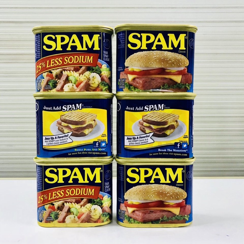 Thịt hộp SPAM ít mặn của Mỹ 340g (Date 2/2023) | BigBuy360 - bigbuy360.vn