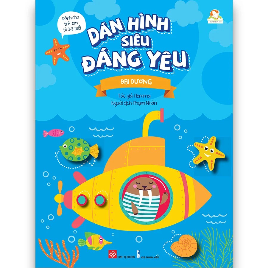 Sách - Set Dán hình siêu đáng yêu (6 tập)