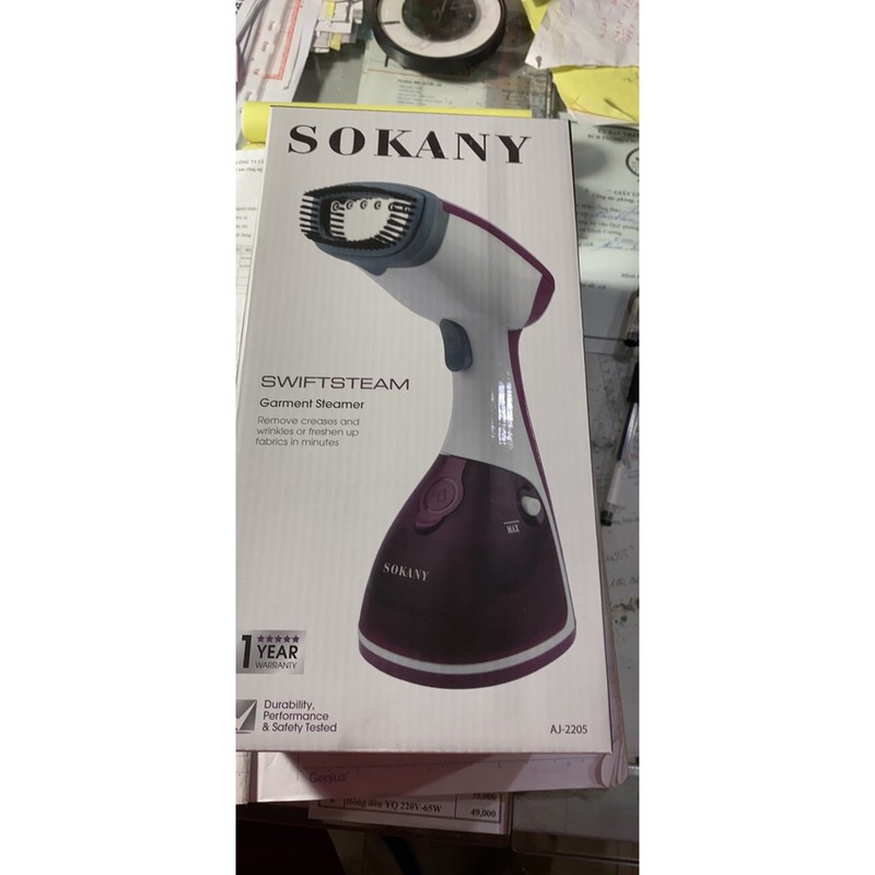 Bàn Là Hơi Nước cầm Tay SOKANY AJ-2205 - Hàng Chính Hãng