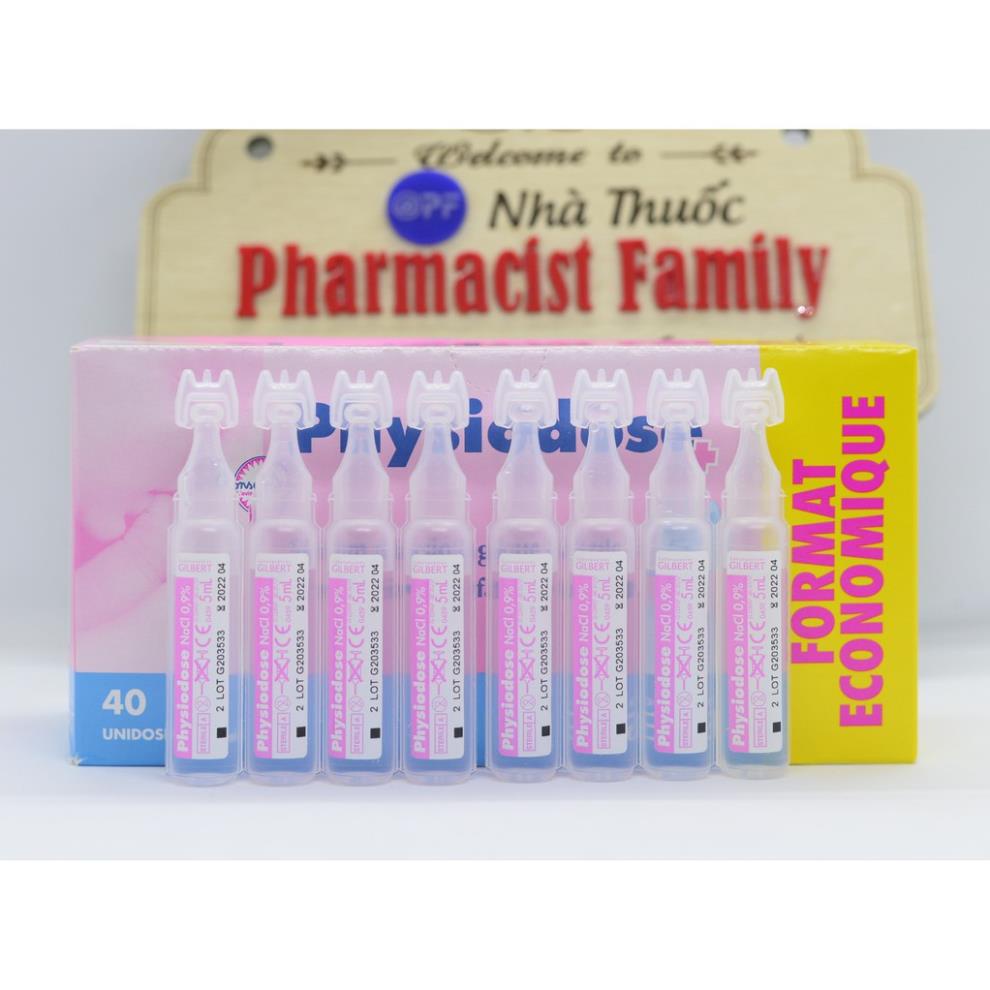 NƯỚC MUỐI SINH LÝ PHÁP 40 ống Physiodose