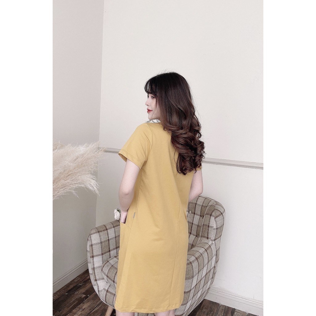 Đầm thun ngắn tay hai túi DTA0544 - 20Again | BigBuy360 - bigbuy360.vn