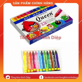 Bút sáp màu thơm Queen 12 và 18 màu