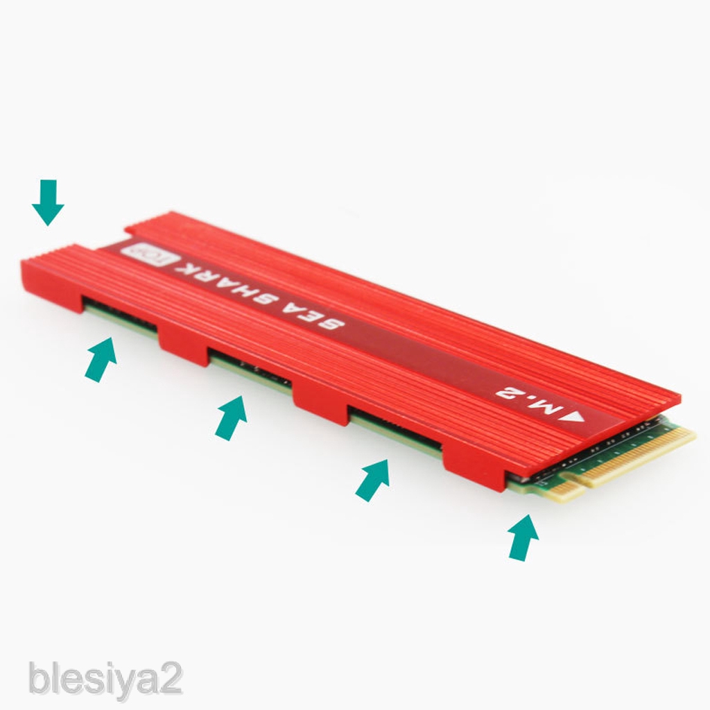 Bộ Tản Nhiệt Bằng Hợp Kim Nhôm 2 Cái Cho PCIE NVME M.2 NGFF