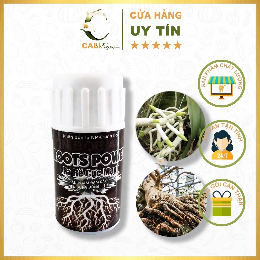 Phân bón lá NPK sinh học ROOTS POWER - Ra rễ cực mạnh chai 20ml