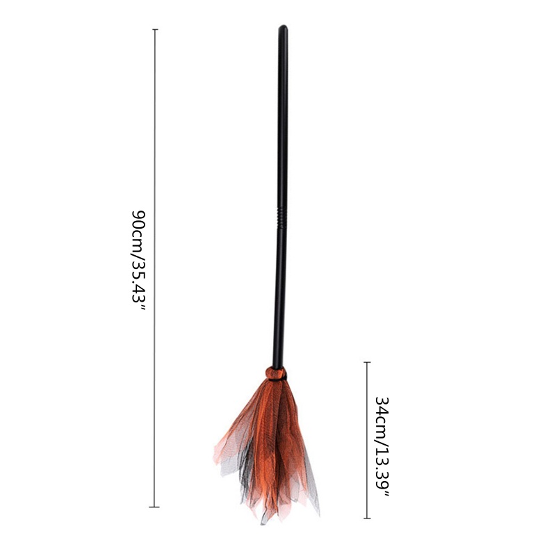 Chổi Phù Thủy Bay Bằng Nhựa Có Thể Tháo Rời Hóa Trang Halloween