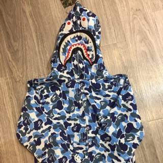 Áo khoác Bape jacket unisex xanh dương