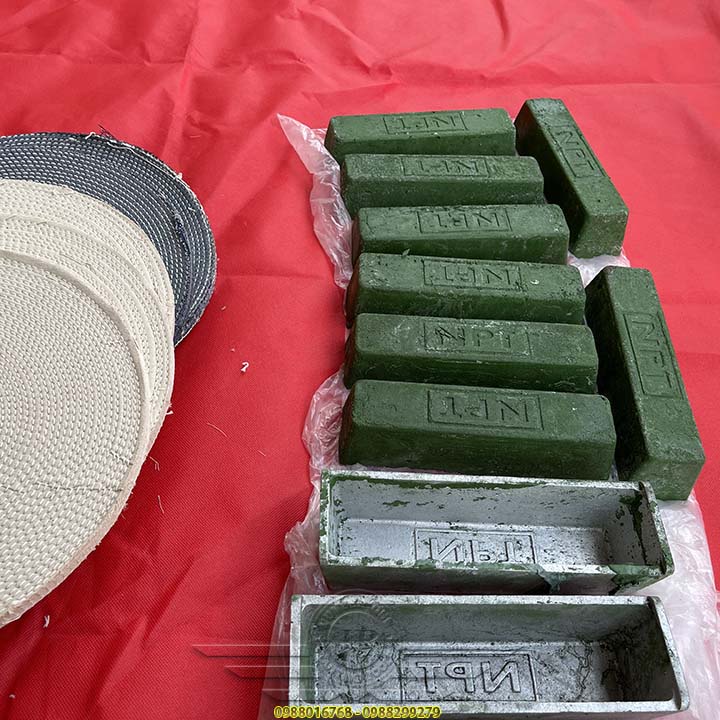 Lơ Sáp Xanh Đánh Bóng Inox Siêu Gương