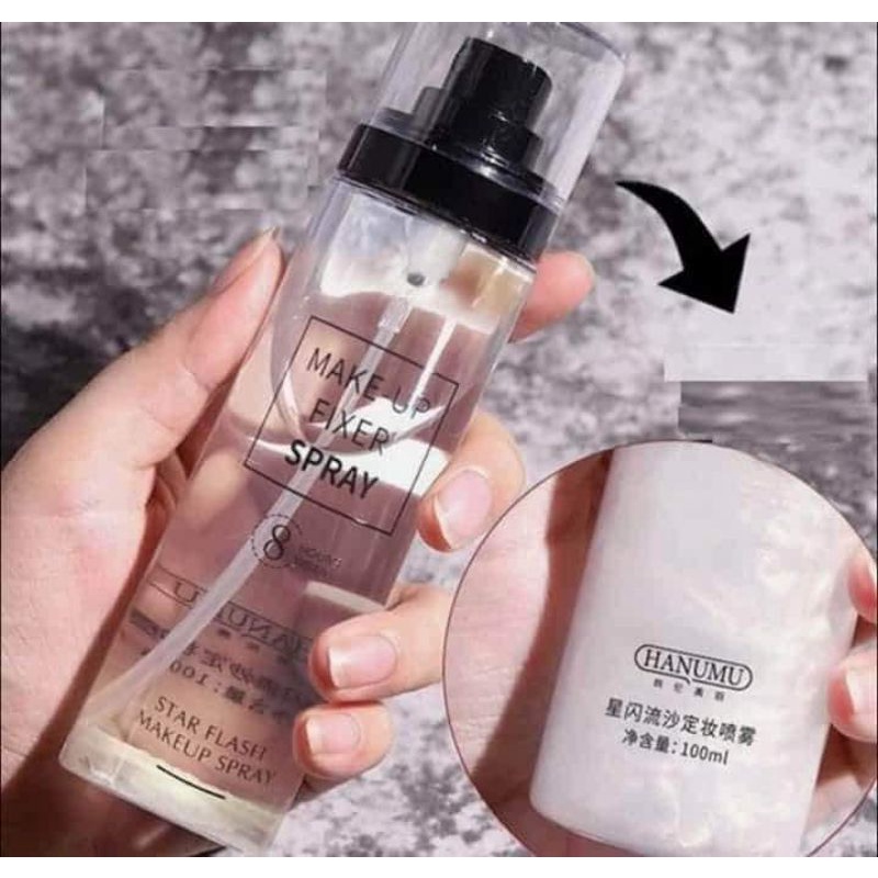 Xịt khóa nền, Xịt khóa giữ makeup trang điểm có nhũ bắt sáng Fixer Spray | BigBuy360 - bigbuy360.vn