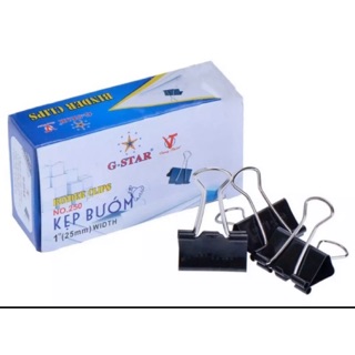KẸP BƯỚM ĐEN GSTAR ( H/12C) - BAO BÌ MỚI