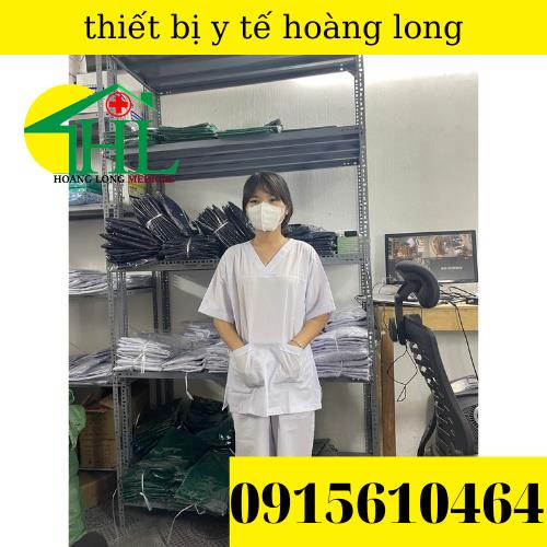 Bộ Scrups bác sĩ, bộ kĩ thuật viên phòng mổ, quần áo blouse nam/nữ màu màu trắng
