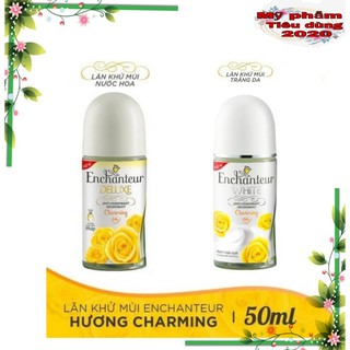 Lăn khử mùi nước hoa/ trắng da Enchanteur Charming 50ml