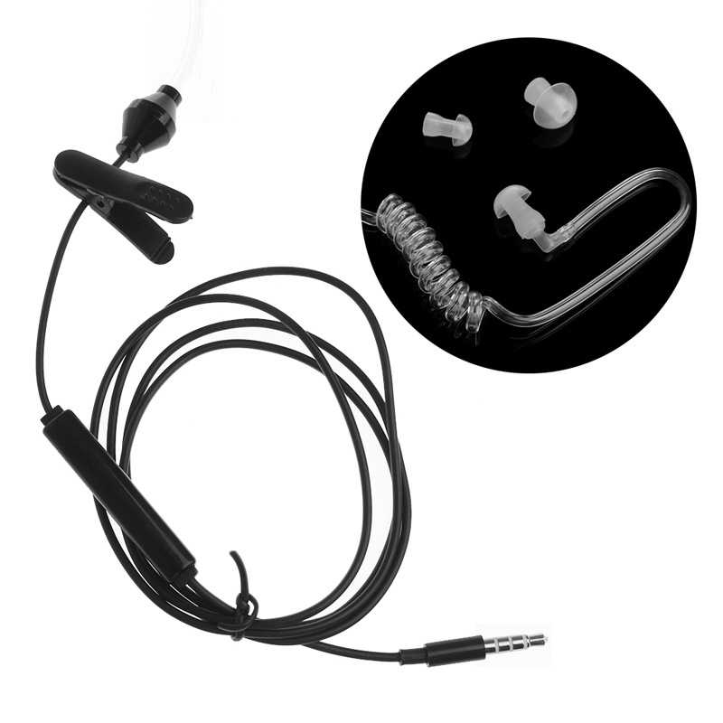 Tai Nghe Nhét Tai Chống Bức Xạ Kích Thước 3 5mm Kèm Mic Chuyên Dụng