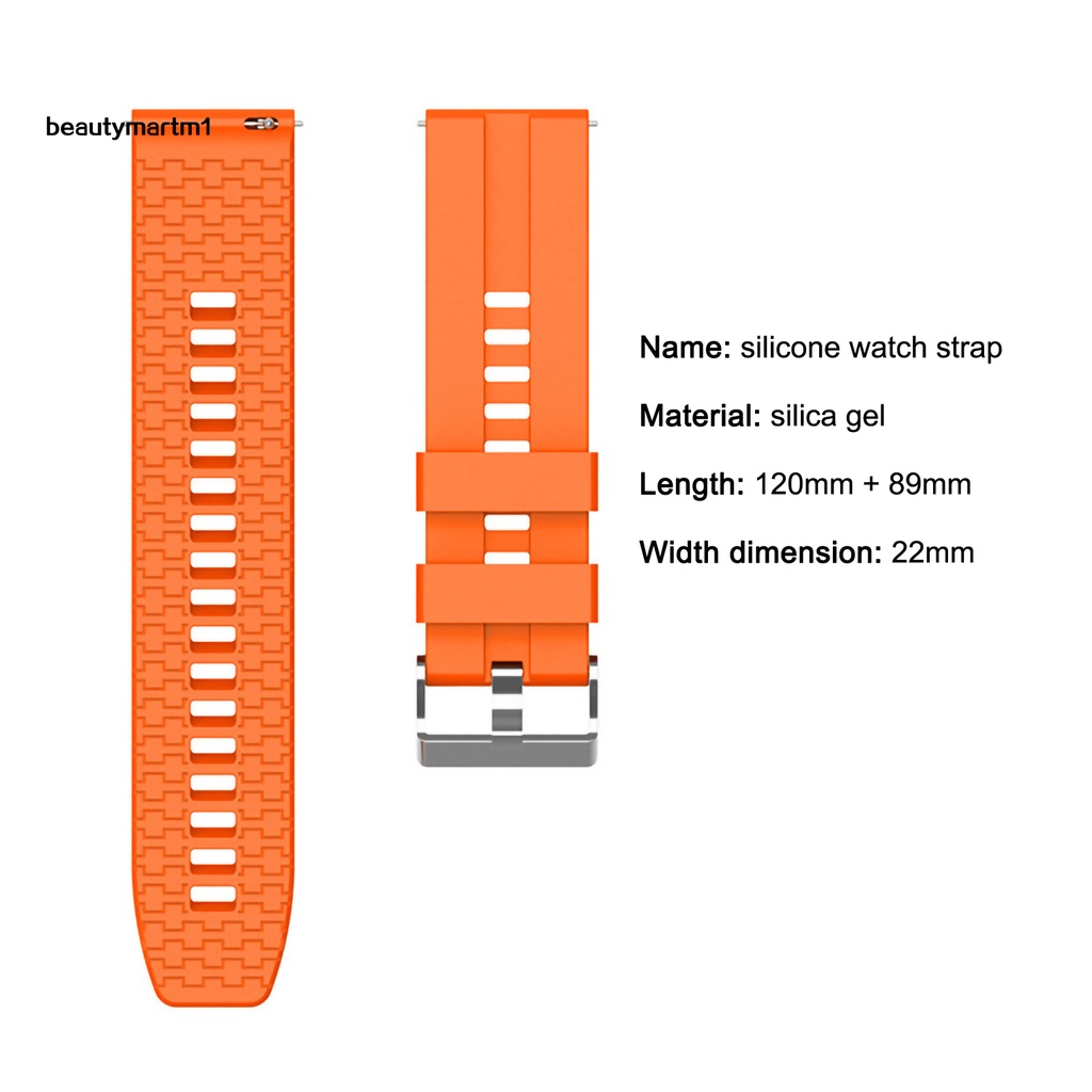 Dây Đeo Silicone Mềm 20mm Cho Đồng Hồ Thông Minh Xiaomi Haylou Solar LS05 Beautymartm1